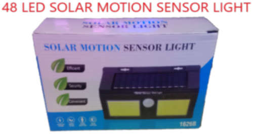 DOUBLE PANEL , 48 LED SOLAR SENSOR LIGHT / PIR MOTION DETECTION