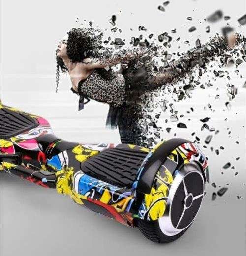 6.5 inch Hoverboard Self Balance Scooter with Led Lights & Bluetooth