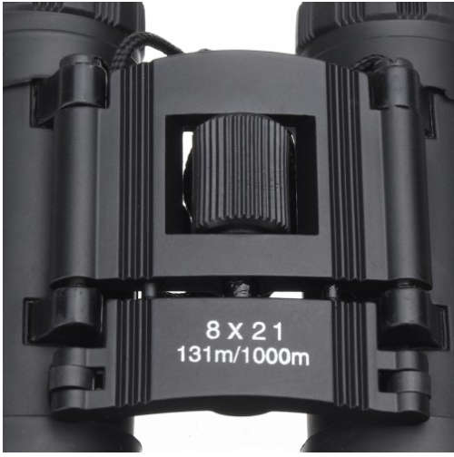 Mini 8X21 Folding Roof Prism BINOCULARS FOR HIKING/CAMPING