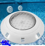 18W White Swimming Pool Light Underwater Waterproof Remote Control Wall Mounted Night Light