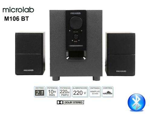 Microlab M106BT 2.1 Subwoofer Speaker with Bluetooth