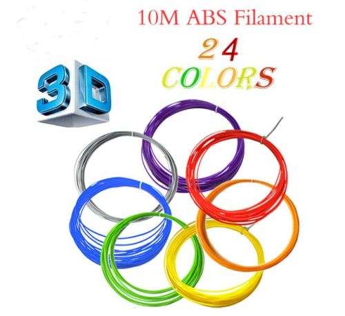 ABS 10M SUPPLIES  for the 3D printer and 3D pen