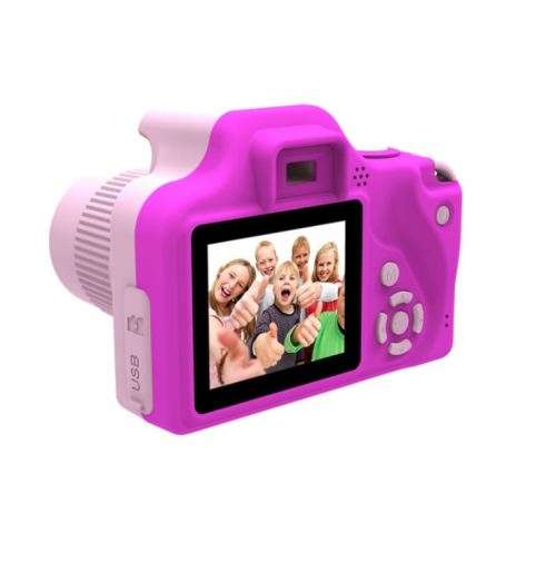 Kids camera with Cartoon Frame and built-in game  mini DIY camera for girls and boys