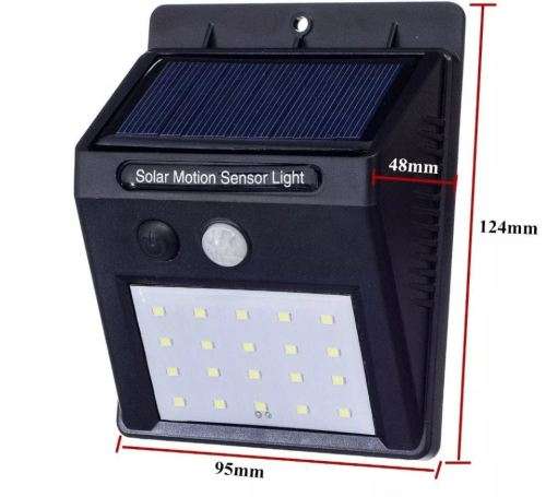20 LED Solar Power PIR Motion Sensor
