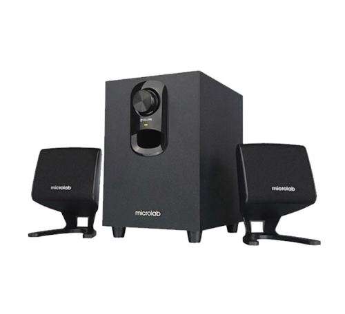 MICROLAB JUST LISTEN 2.1 SUB HOOFER SPEAKER WITH REMOTE CONTROL AND USB PORT