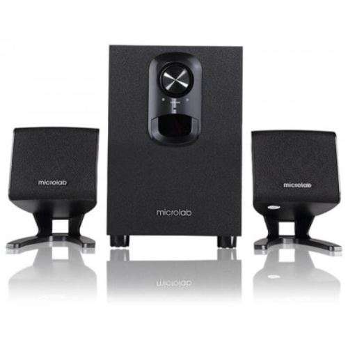 MICROLAB JUST LISTEN 2.1 SUB HOOFER SPEAKER WITH REMOTE CONTROL AND USB PORT