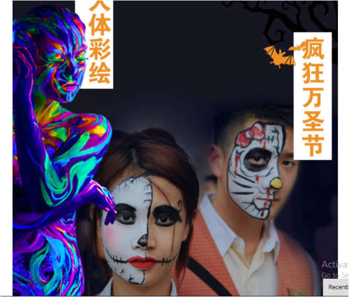 Neon Makeup In Face Paint & Stage Makeup