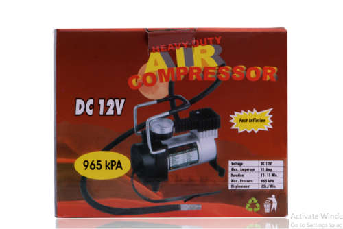 12V HEAVY DUTY AIR COMPRESSOR 965KPA