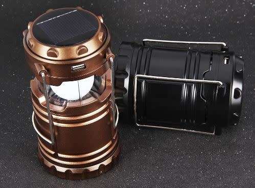 RECHARGEABLE SOLAR CAMPING LANTERN
