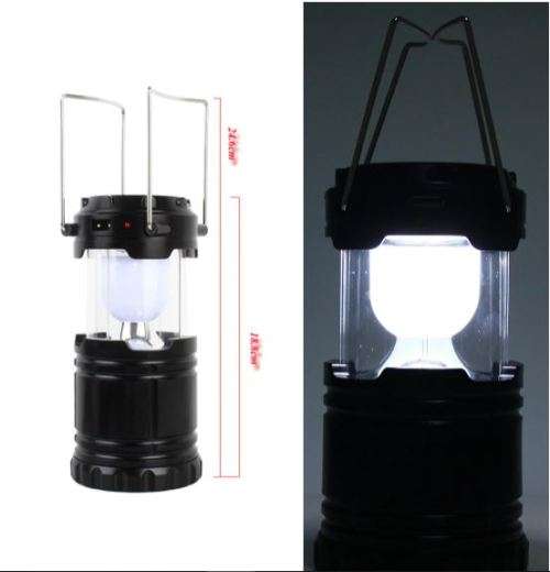 RECHARGEABLE SOLAR CAMPING LANTERN