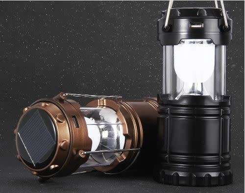 RECHARGEABLE SOLAR CAMPING LANTERN