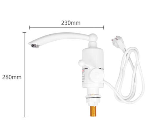 Electric heating water faucet