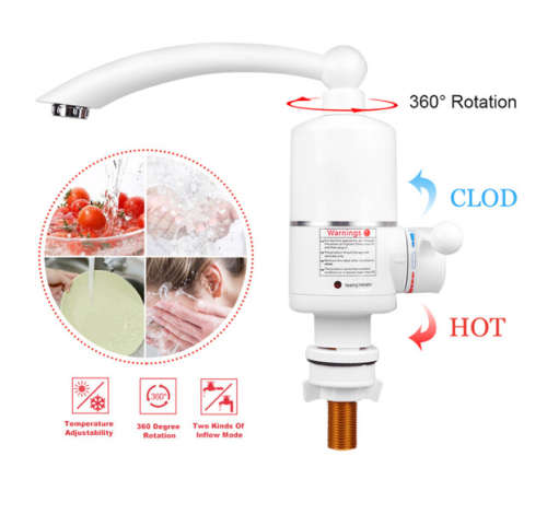 Electric heating water faucet