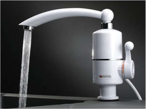 Electric heating water faucet