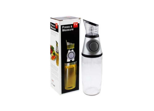 PRESS & MEASURE 500ML OIL & VINEGAR DISPENSER