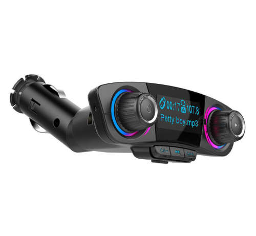 Wireless Handsfree FM Transmitter Bluetooth Car Charger AUX Audio MP3 Player Kit