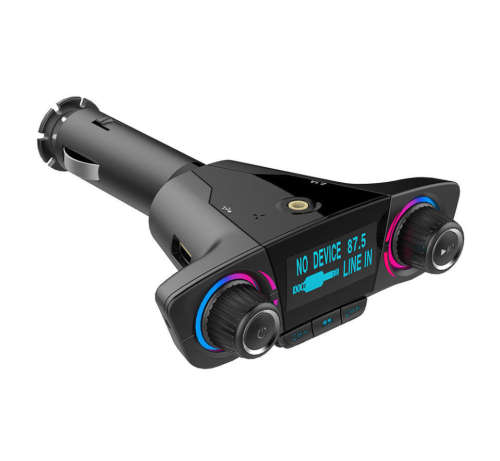 Wireless Handsfree FM Transmitter Bluetooth Car Charger AUX Audio MP3 Player Kit