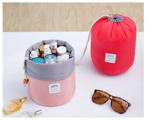 HOT STYLE BARREL SHAPD TRAVEL DRESSER POUCH