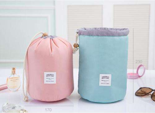 HOT STYLE BARREL SHAPD TRAVEL DRESSER POUCH