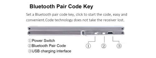 Mini Foldable Touch 3.0 bluetooth Keyboard For Samsung Dex Win/iOS/Android System