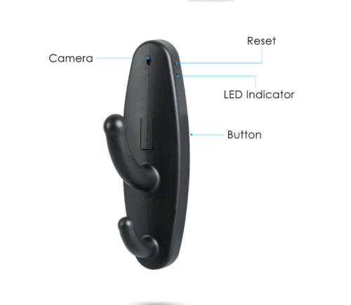 CLOTHES HOOK HIDDEN SPY CAMERA
