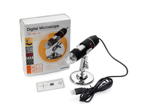 1600X Zoom 8 LED USB Digital Microscope Hand Held Biological Endoscope with Bracket