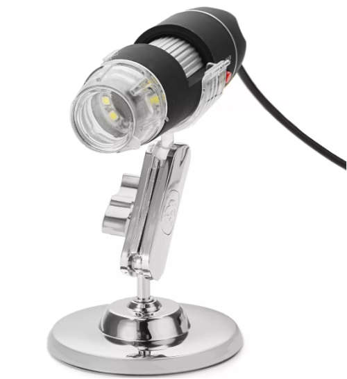 1600X Zoom 8 LED USB Digital Microscope Hand Held Biological Endoscope with Bracket