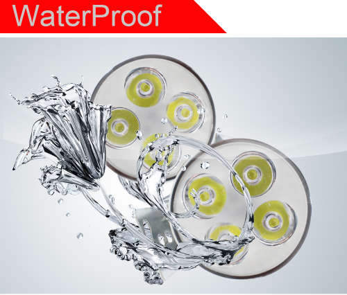 MOTORCYCLE LED LIGHTS SILVER COLOR