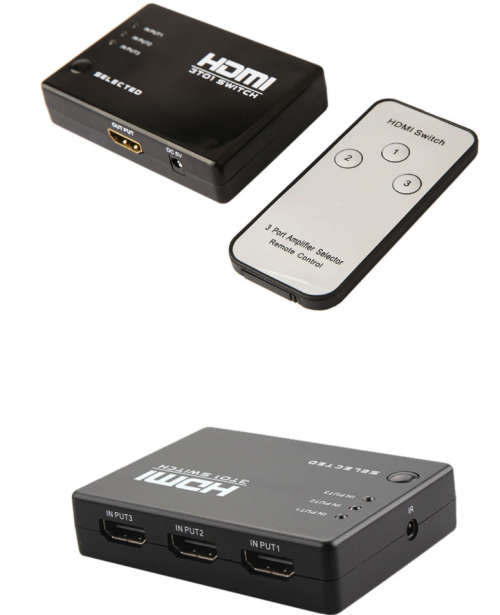 3 Port HDMI Switch Switcher Splitter for HDTV 1080P PS