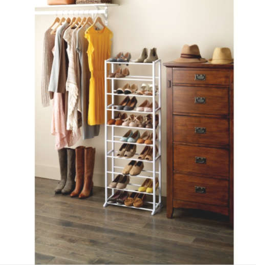 THE AMAZING 10 TIER SHOE RACK