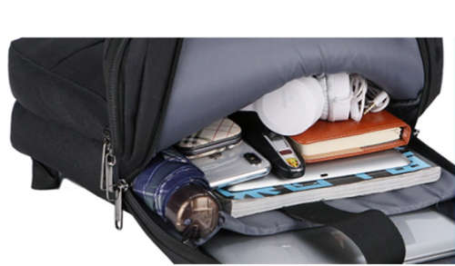 Notebook Backpack Business Leisure Laptop backpack school bag with metal handle