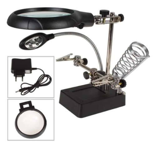 5 led auxiliary clip magnifier interchangeable