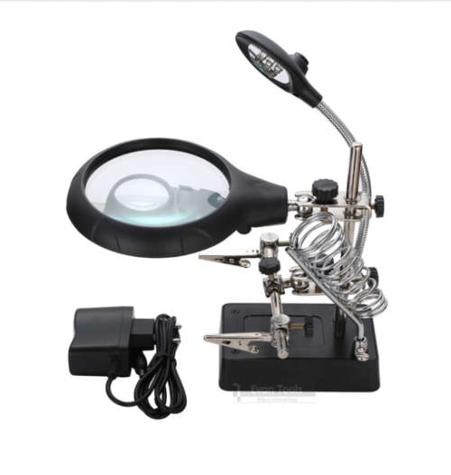 5 led auxiliary clip magnifier interchangeable