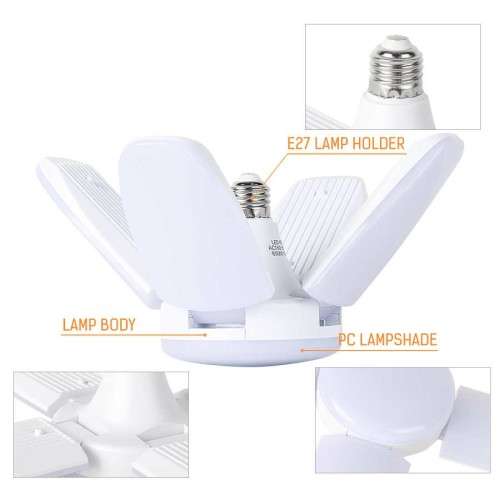 E27 LED Deformable 60W Lamp