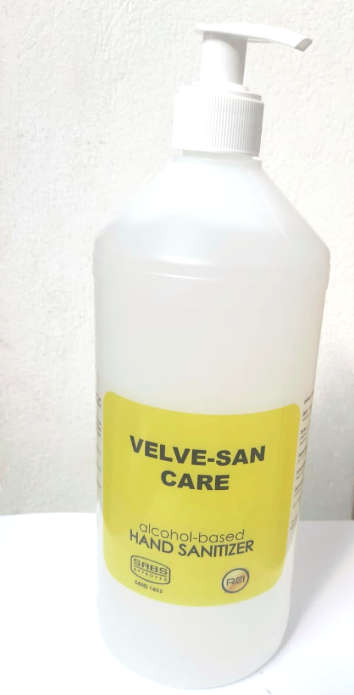 VELVE SAN CARE ALCOHOL BASED HAND SANITIZER 750ml (deliver though lock-down )