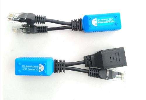 RJ45 Splitter/Combiner Poe and Network Multiplexer for Upoe Cable PT102A (B)