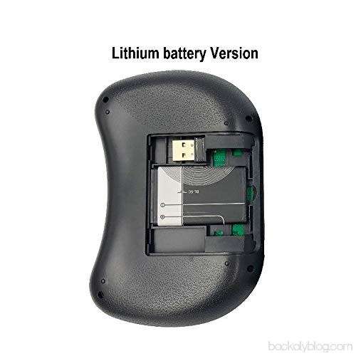 Wireless QWERTY RGB Backlit 2.4GHz Touchpad Keyboard Air Mouse