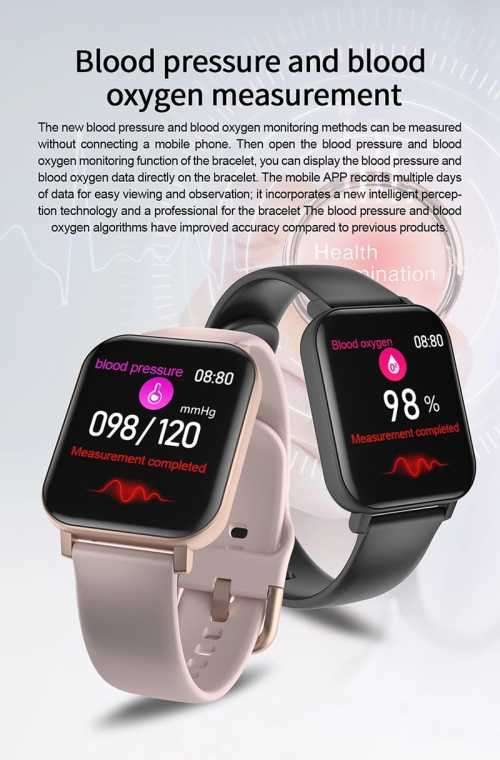 ANDOWL Q-916 SMART WATCH WITH ACCURATE TEMPERATURE READING