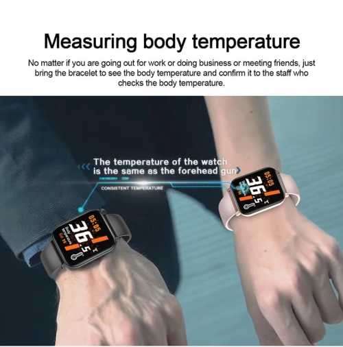 ANDOWL Q-916 SMART WATCH WITH ACCURATE TEMPERATURE READING