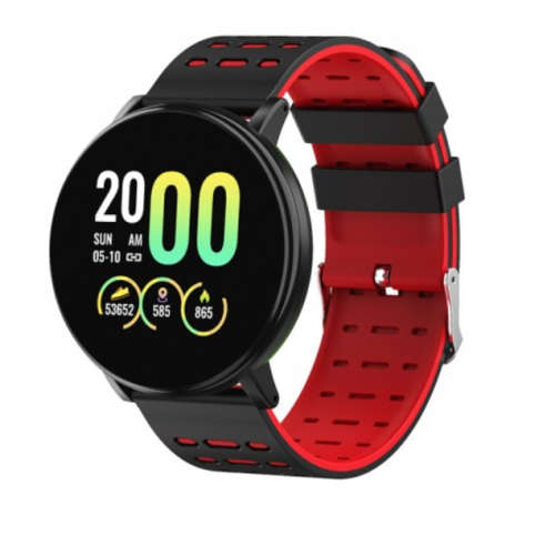 D19 1.3INCH COLOR SCREEN HEART RATE BLOOD PRESSURE OXYGEN MONITOR IP68 WATERPROOF SMART WATCH