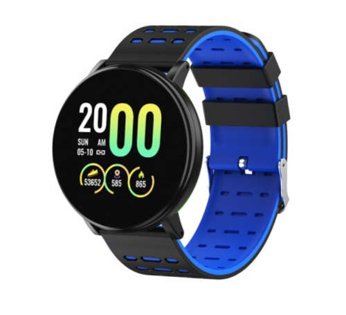 D19 1.3INCH COLOR SCREEN HEART RATE BLOOD PRESSURE OXYGEN MONITOR IP68 WATERPROOF SMART WATCH