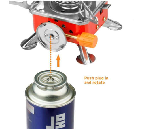 Camping Use Gas-Powered Portable Card Type Stove