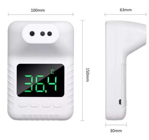 Non-contact Wall Mount Smart Sensor Portable Automatic Body Temperature Detector