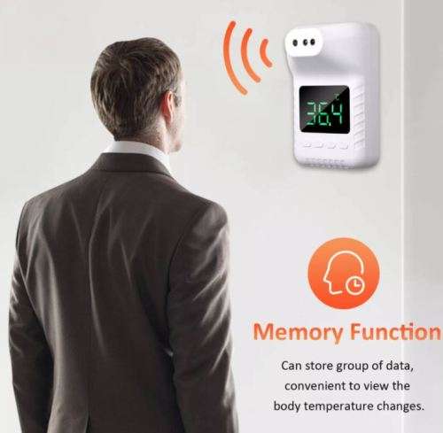 Non-contact Wall Mount Smart Sensor Portable Automatic Body Temperature Detector