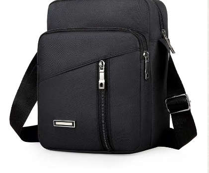 Men Pocket Front Design Square Bag