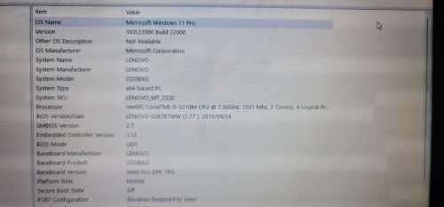 Lenovo X230 Laptop - Faulty