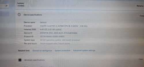 Lenovo X230 Laptop - Faulty