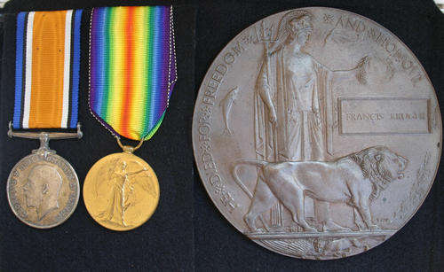 WW1 Casualty Pair & Plaque