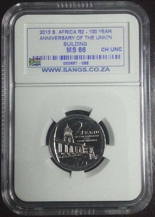 ## MS66 ## 2013 R2 100 year Anniversary of the Union Buildings, VERY RARE***