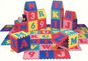 Small interlocking Foam Puzzle Mats